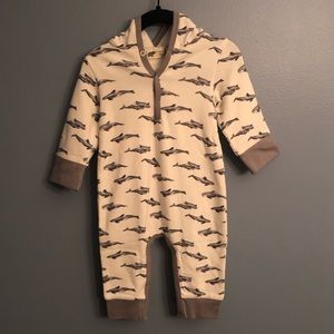 Monica & Andy Hooded Whale Romper
